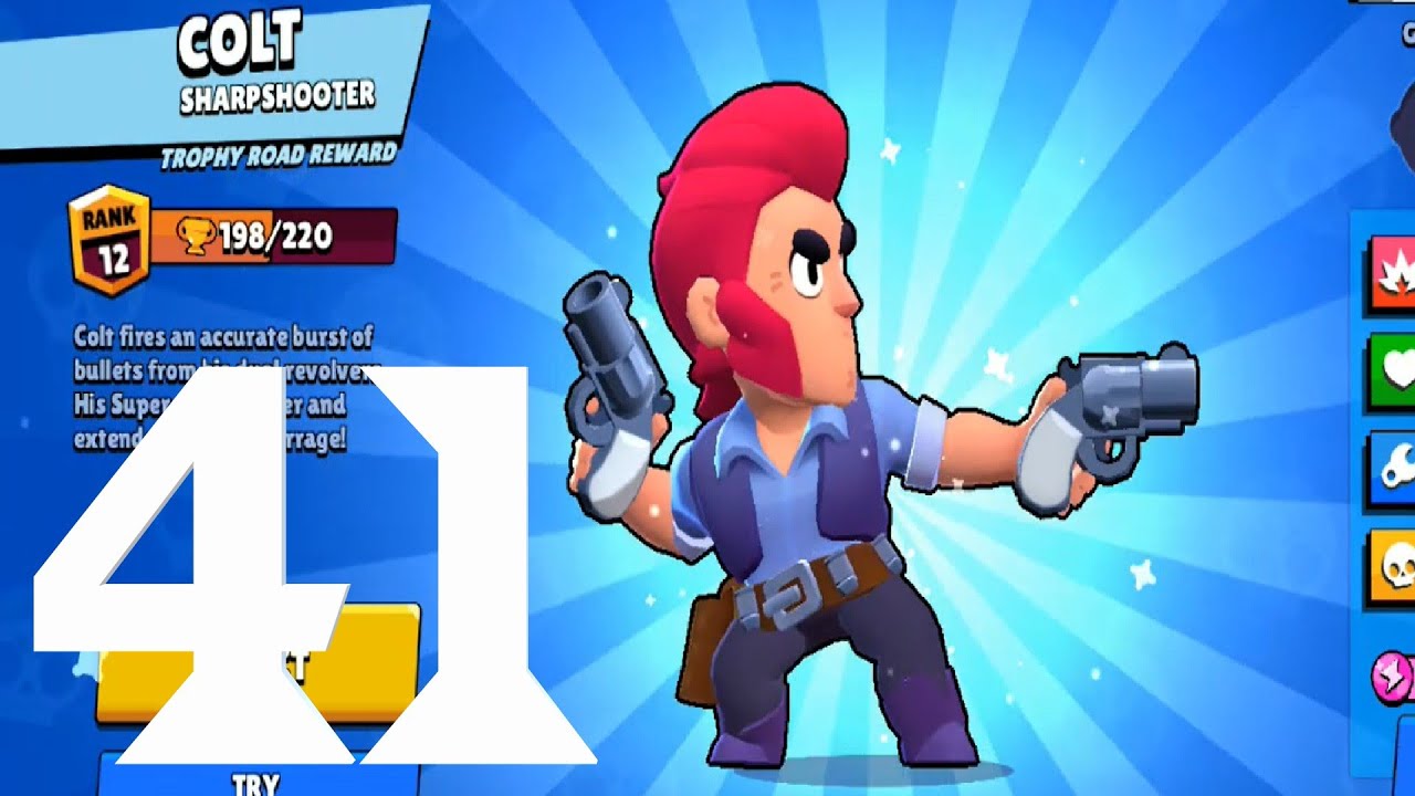 Brawl Stars - Gameplay Walkthrough Part 41 - Colt (iOS, Android) - YouTube