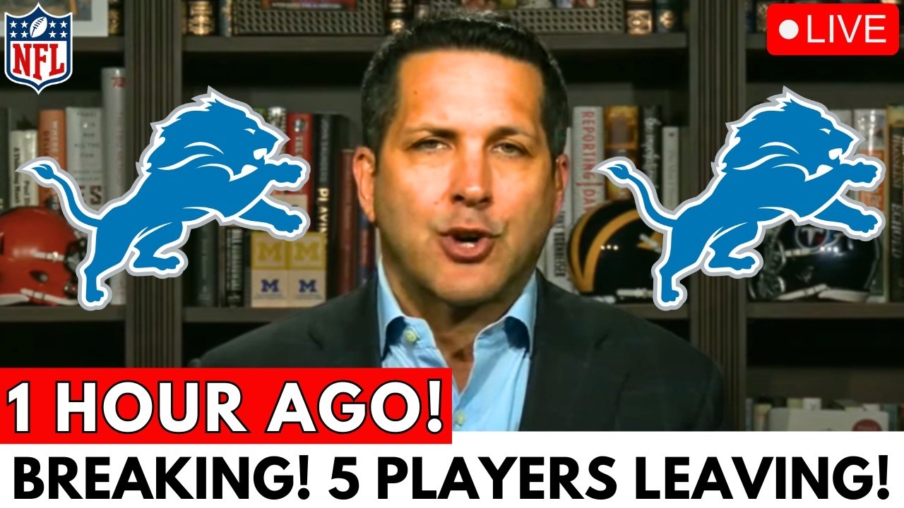 URGENT! 5 LIONS SAYING GOODBYE! MY GOODNESS! SEE WHO THEY ARE! DETROIT LIONS NEWS