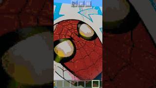 Video thumbnail of "Minecraft:The best Spiderman build in Minecraft #shorts #minecraft ❤️✅"