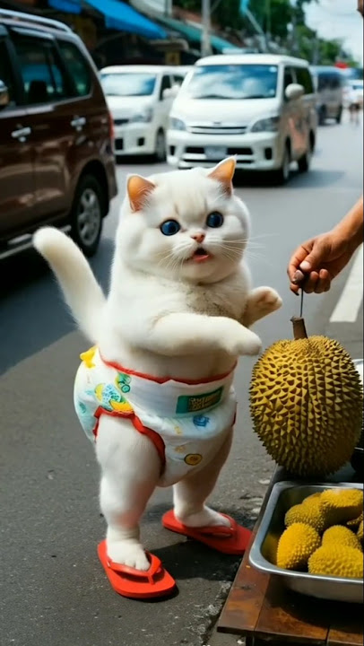 KUCING MAU DURIAN // kaburrr kaburrr kaburrr #cutecats #miaw #catlover #kitten #meong #cat #kucing
