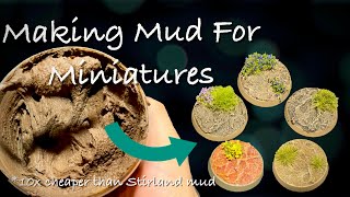 How to Make Mud for Miniatures  Cheap Stirland Mud Alternative