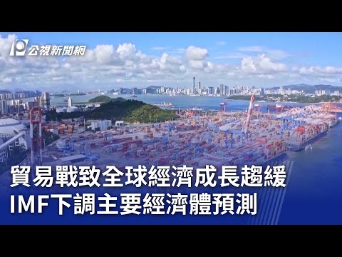 貿易戰致全球經濟成長趨緩 IMF下調主要經濟體預測|20250425 公視晚間新聞 | 公視新聞網 PNN