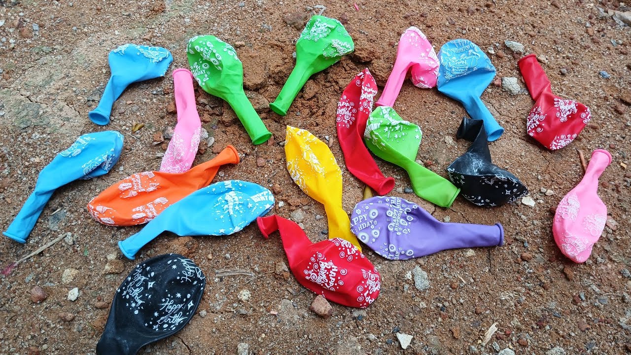 3.24 Menit Meniup Dan Memecahkan Balon Ulang Tahun 