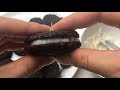 Homemade Oreo cookie. Vegan recipe