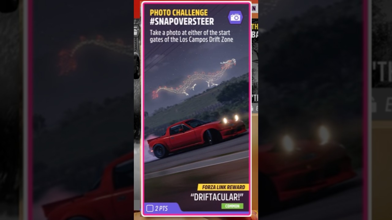 Фотоконкурс SNAPOVERSTEER FH5 Фотоконкурс Зона дрифта Лос-Кампос 