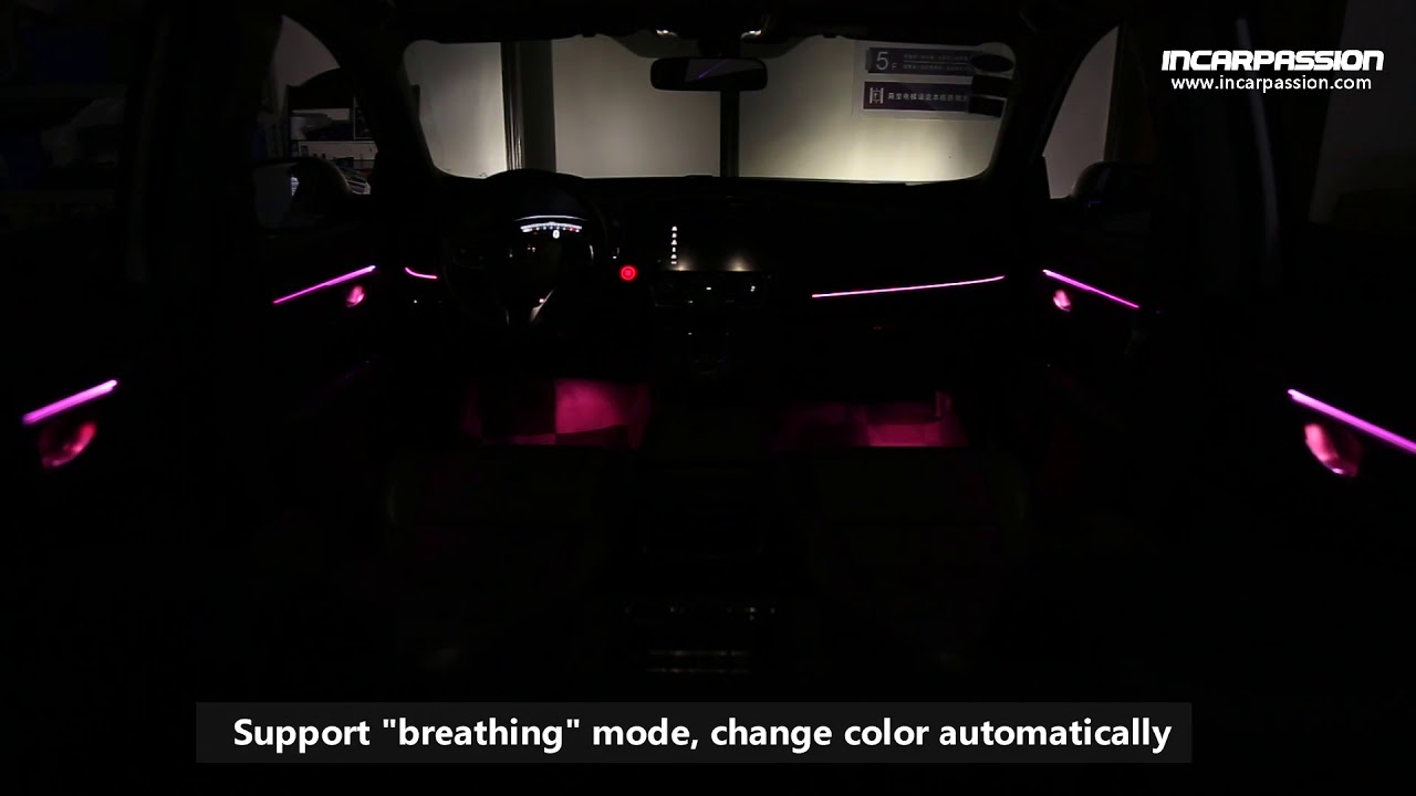 Honda CRV 64 Colors OEM Design Ambient Light, Footwell Light, Storage Box Light YouTube