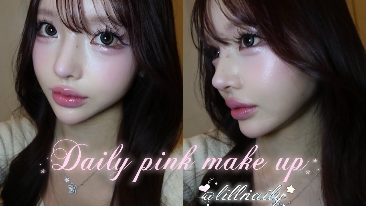 ꙳⟡♡ daily pink makeup ♡꙳⟡