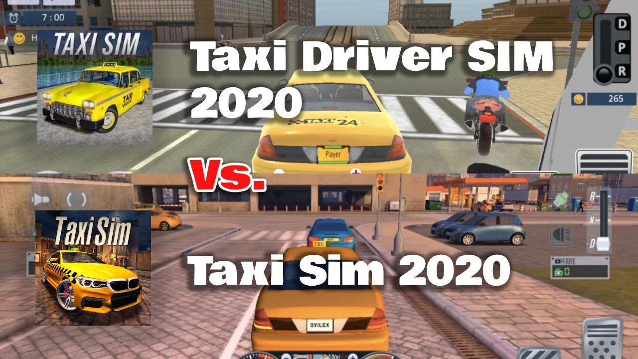 Taxi Sim 2020 VS. Taxi Driver Sim 2020 [Gameplay Comparison]