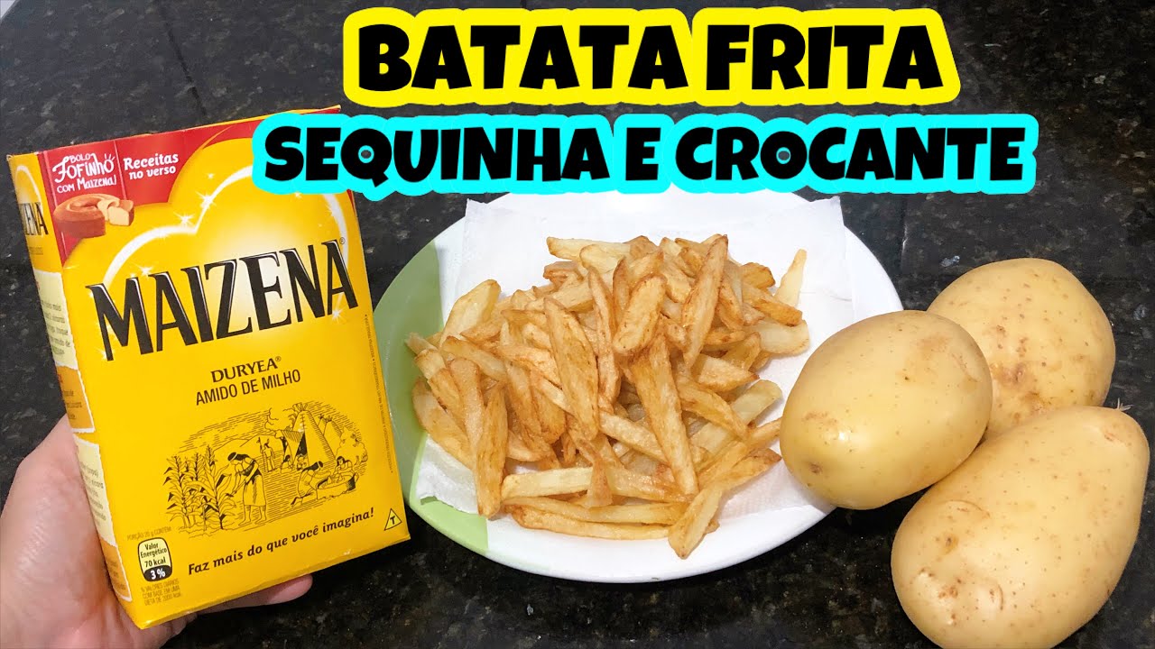 O segredo para fazer batata frita seca e crocante