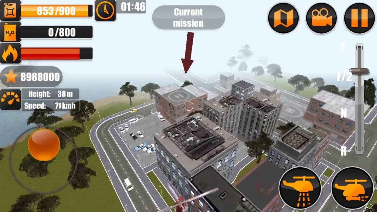 Fire Helicopter Simulator 3D | Letsplay Video