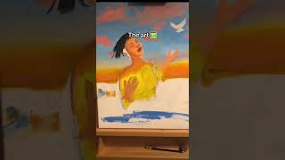 On a mission to spread the gospel through my art ! #painting #spiritualartist #jesus #propheticart