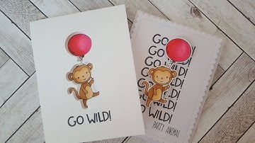 Die cutting technique, for a fun peekaboo window on your card.