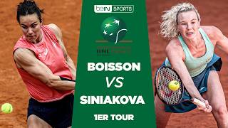 Résumé Loïs Boisson Vs Katerina Siniakova