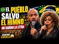 🇧🇷 ¡EL PUEBLO BRASILEÑO SALVÓ EL HIMNO! EL ESTADIO CANTÓ MÁS FUERTE 😳