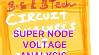 19 March 2026. Super node  nodal  Analysis problem circuits analysis refresh model. Class 86