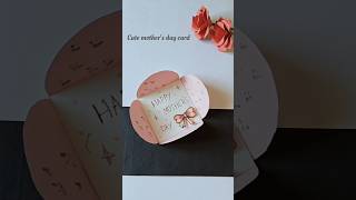 Mother's day gift card | Easy paper craft #gift #cute #shorts #papercraft #art #mothersday #cards