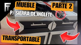 ✅Mueble de Aluminio para Sierra de Inglete | Cajoneras y Puertas (Parte 2)