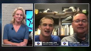 Fairhope High School's Nolan Phillips and Coach Tim Carter join AHSAA Weekly