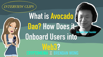 What is Avocado Dao and How does it Onboard Users into Web3? - CryptoMeina x Brendan Wong Clip 2