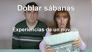 Como doblar sábanas. Experiencias de un novato. Método del bolsillito