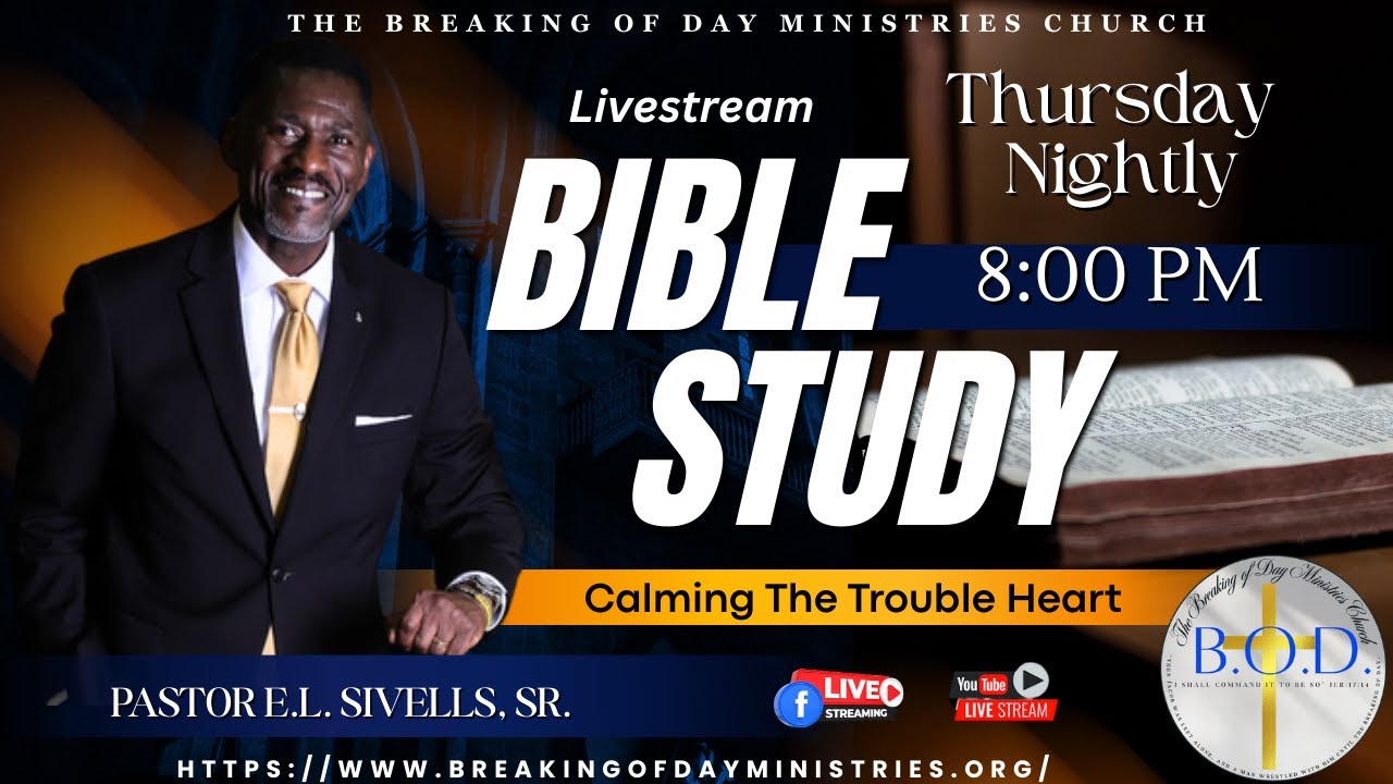 Calming The Trouble Heart bible study series 