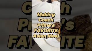 Dishing out victory with every bite of Coach Deion Sanders’ favorite Asian meal! 🏈