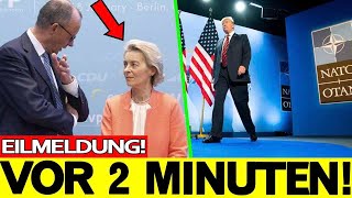 Polit-BOMBE: Trump verlässt NATO – Merz SCHIEBT Schuld auf von der Leyen!
