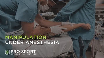 Manipulation Under Anesthesia (Frozen Shoulder)