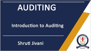 B.Com Sem-5 Auditing - Introduction to Auditing