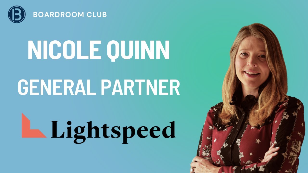 Innovation Conference: Nicole Quinn, General Partner at Lightspeed