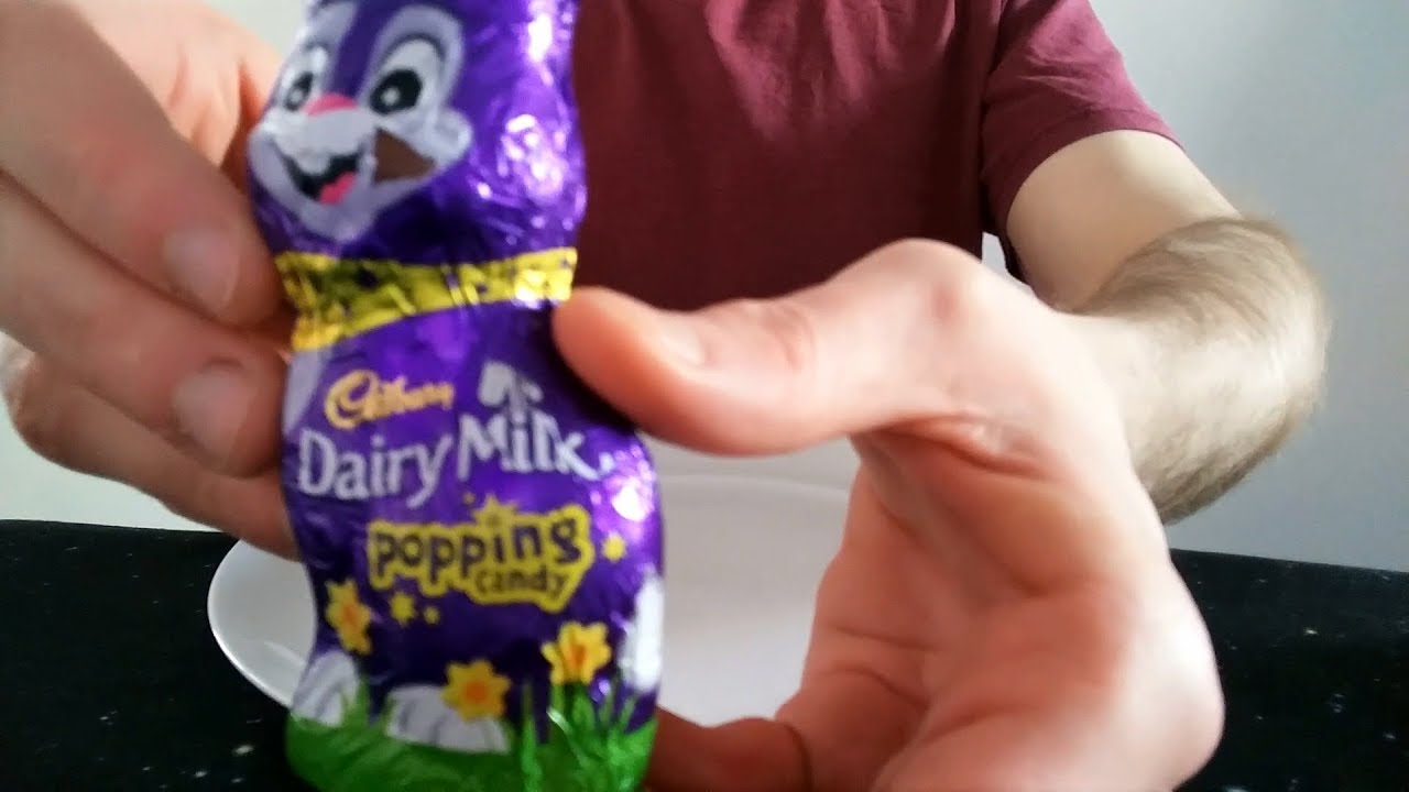 Cadbury's Dairy Milk Popping Candy Bunny Review YouTube