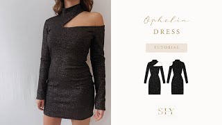 SEW Ophelia Dress | sewing tutorial | XS-XL | new years eve dress