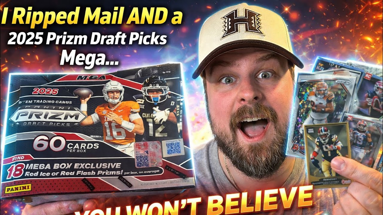 I Ripped Mail AND a 2025 Prizm Draft Picks Mega… You Won’t Believe the Hits