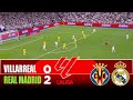 VILLARREAL Vs REAL MADRID 0 2 2026 LaLiga Match Highlights