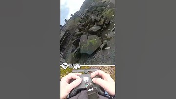 FPV drone freestyle flight with stick cam #fpv