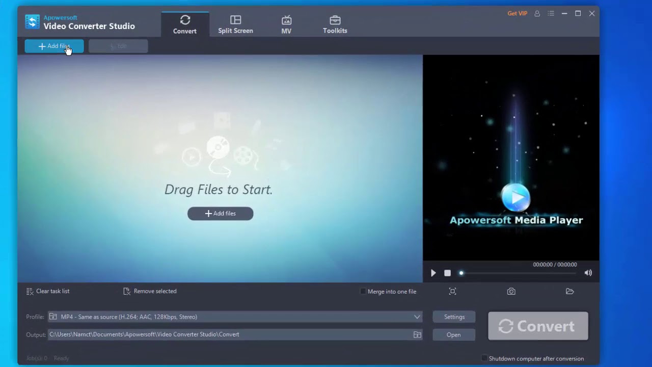 How To Install & Use Apowersoft Video Converter Studio on Windows 10