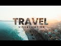 6 min travel visualization watch it daily with motivational music  inspire travel visualization