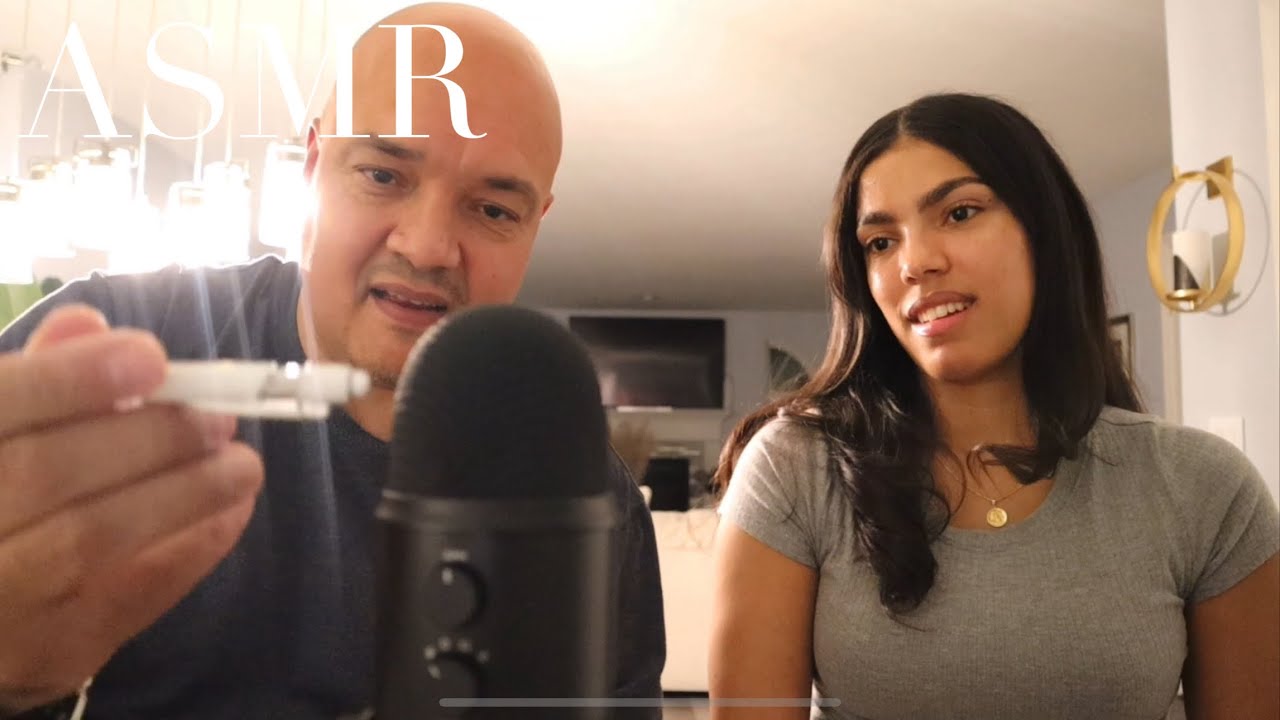 Dad tries ASMR part 2!!