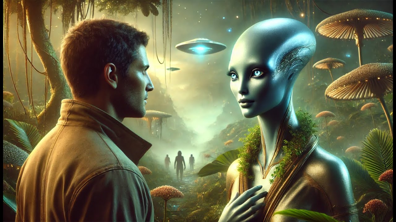 “Do you remember me, human” The alien woman claimed to recognize me ...