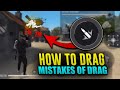 Mistakes of doing drag perfect drag headshot trick || Free Fire Battlegrounds