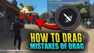 Mistakes of doing drag perfect drag headshot trick || Free Fire Battlegrounds screenshot 3