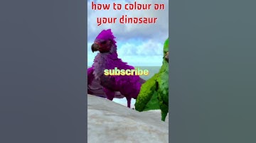 watch this full video, how apply colour on your dinosaur in ark survival evolved  @arkmrn #shorts
