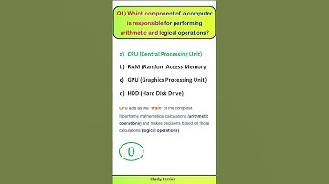 Questions 1 | Computer GK Questions Part -1 | Computer Fundamental MCQ Question with Answer