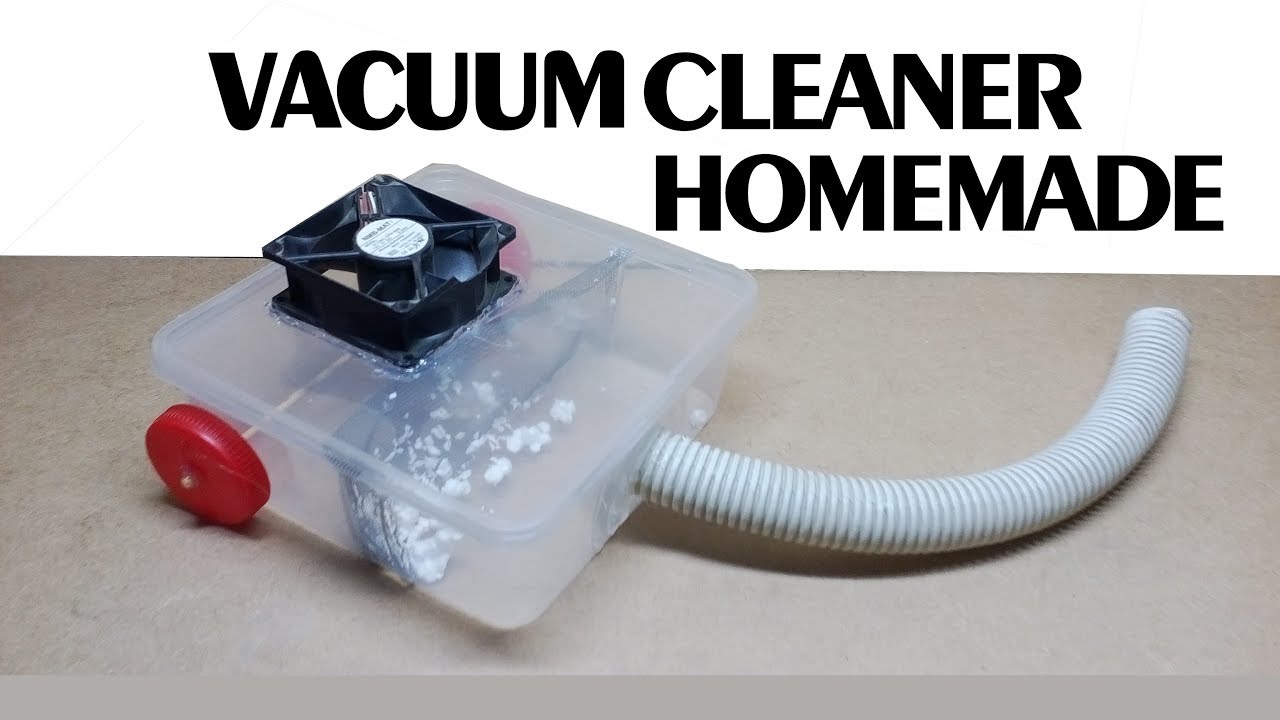 how to make vacuum cleaner with cpu fan diy vacuum cleaner YouTube