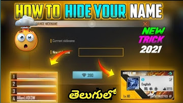 How to creat invisible name on our free fire I
