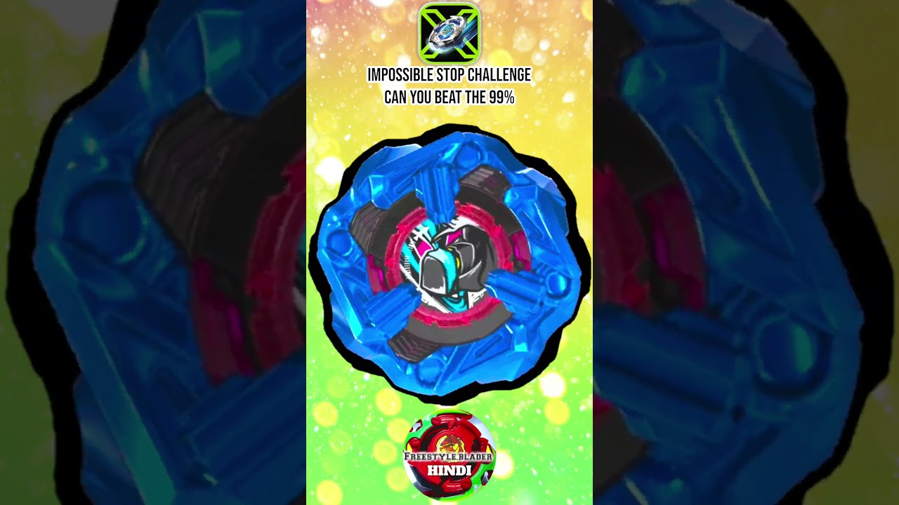 Impossible STOP Challenge The KnifeShinobi BeybladeX Challenge😲 