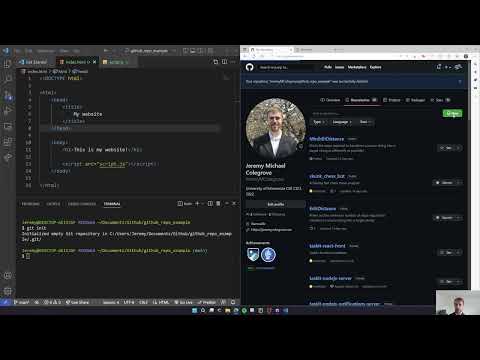 From HTML to GitHub Pages *SIMPLE WALKTHROUGH*