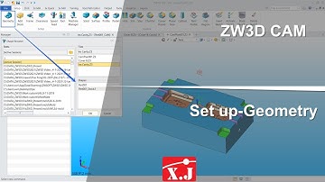 ZW3D คู่มือ สอนการใช้งาน CAM - Setup - Geometry
