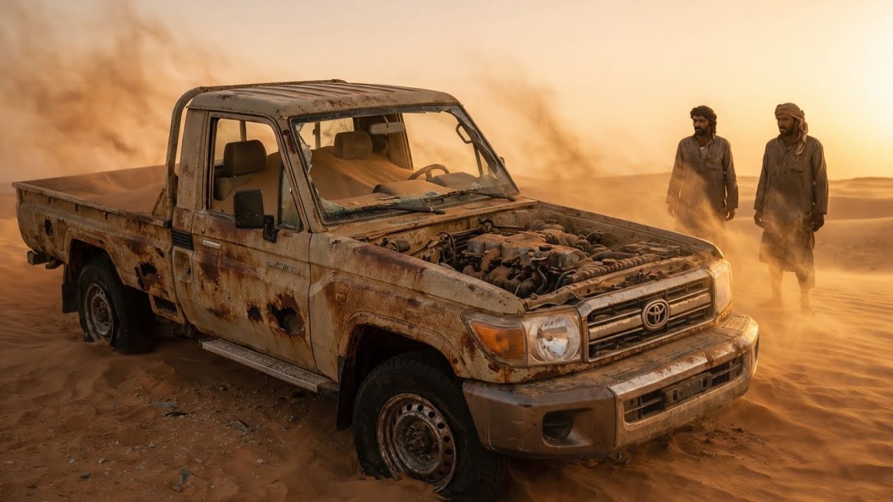 I Found an Abandoned Toyota LC79 Buried in the Desert | ASMR Full Restoration