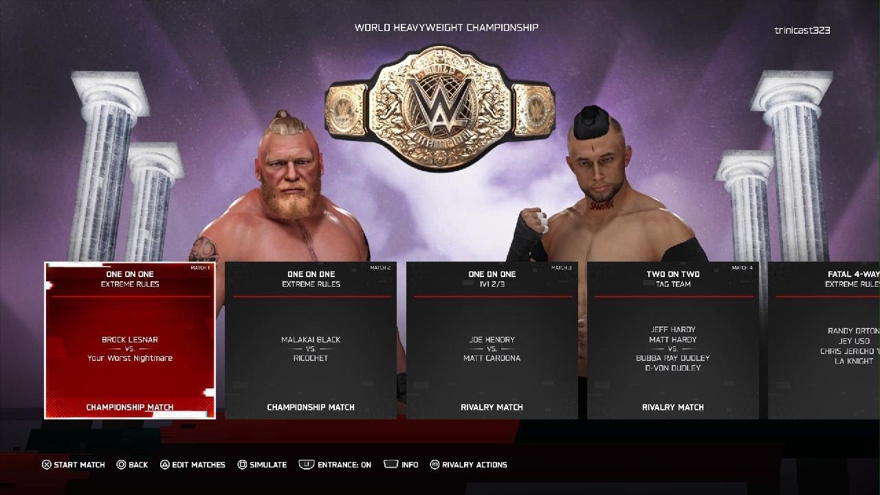 WWE 2K25_ Your Worst Nightmare vs Brock Lesnar